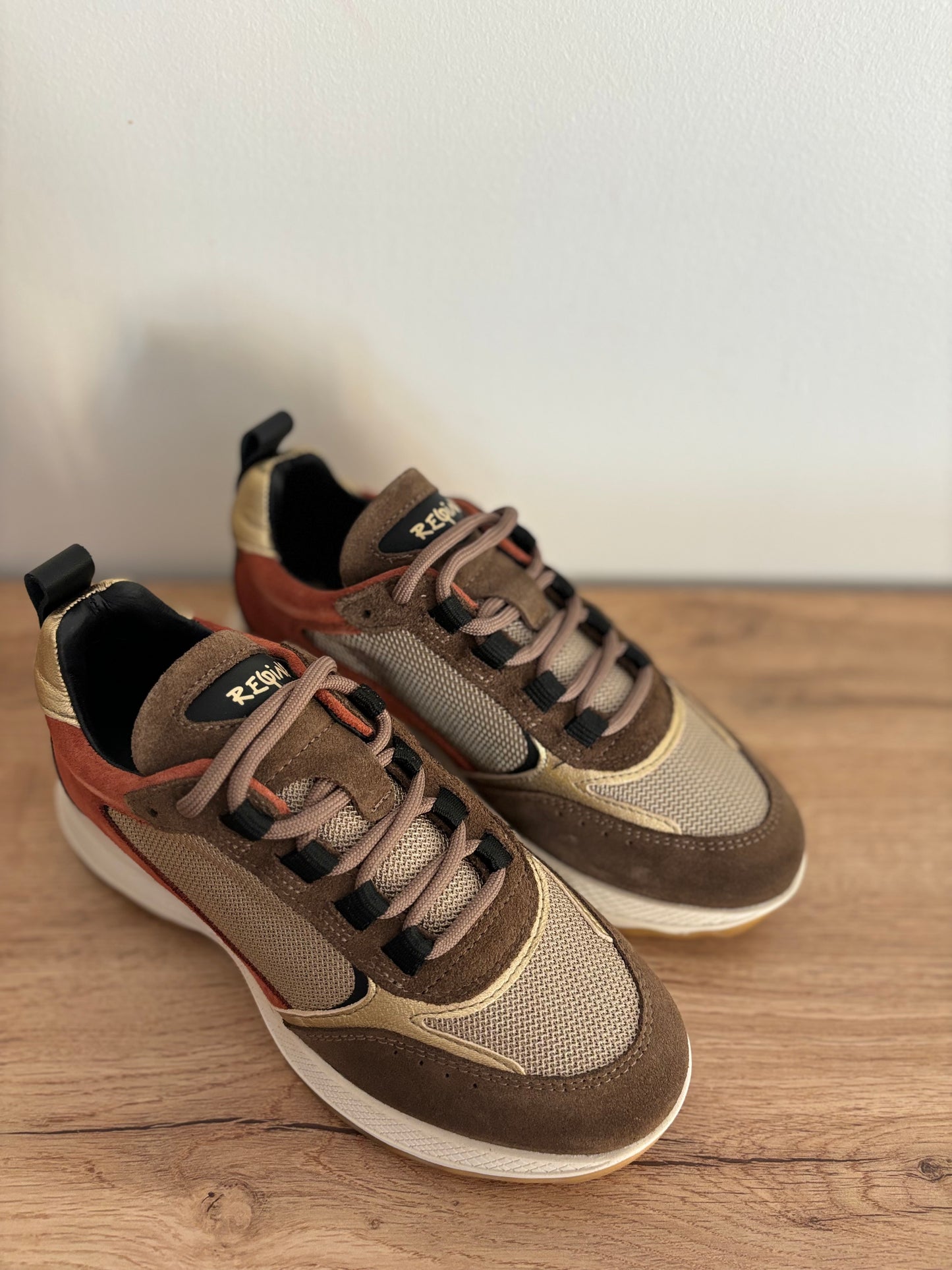 FOSTER CUIR VISON/BRIQUE