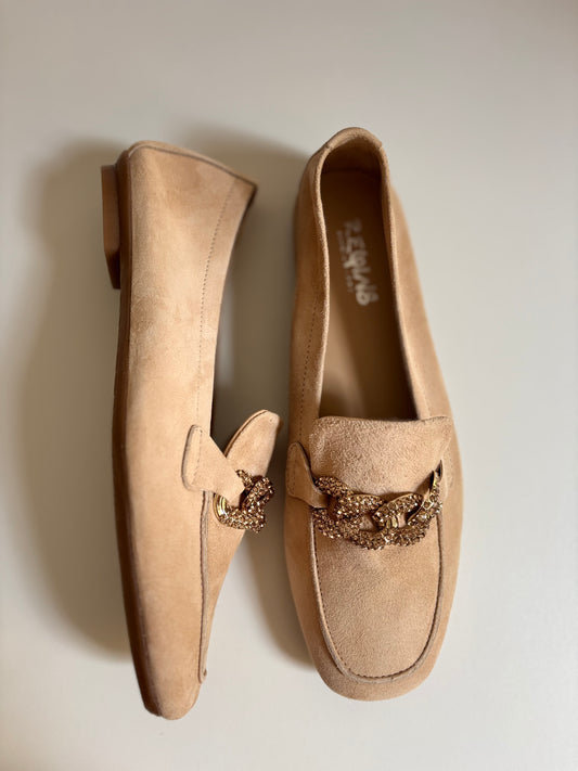 HOLDING CUIR VELOURS NUDE