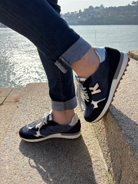 MANIA CUIRS VELOURS NUIT/BLEU