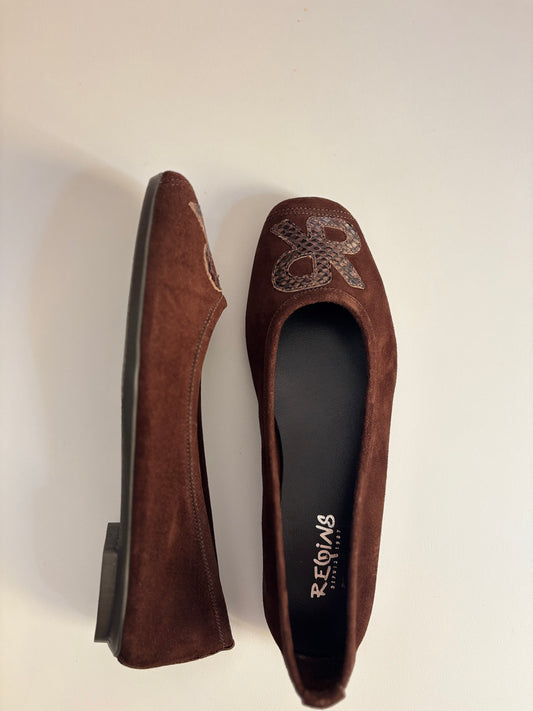 HOPA CUIR VELOURS PYTHON CACAO