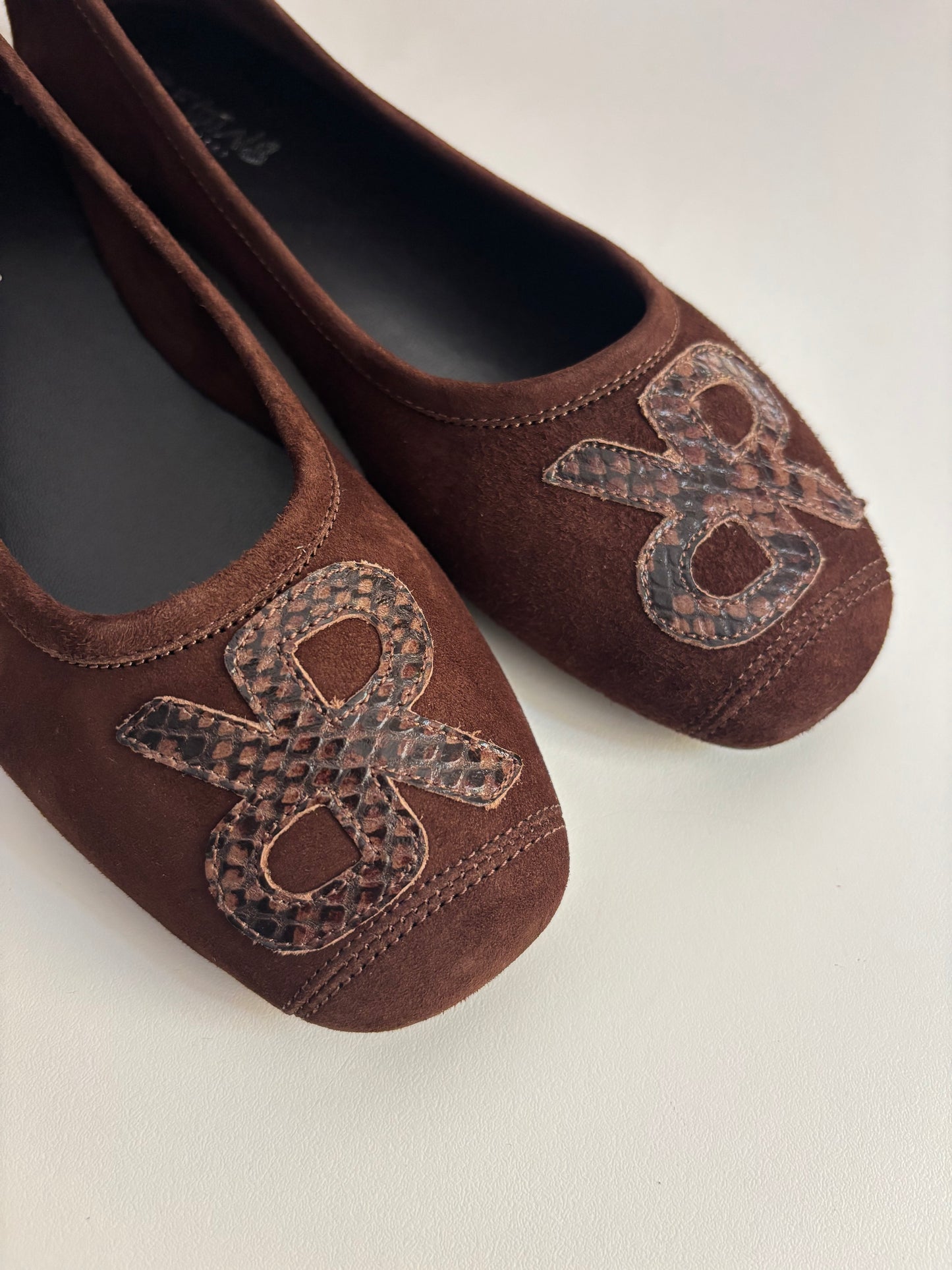 HOPA CUIR VELOURS PYTHON CACAO
