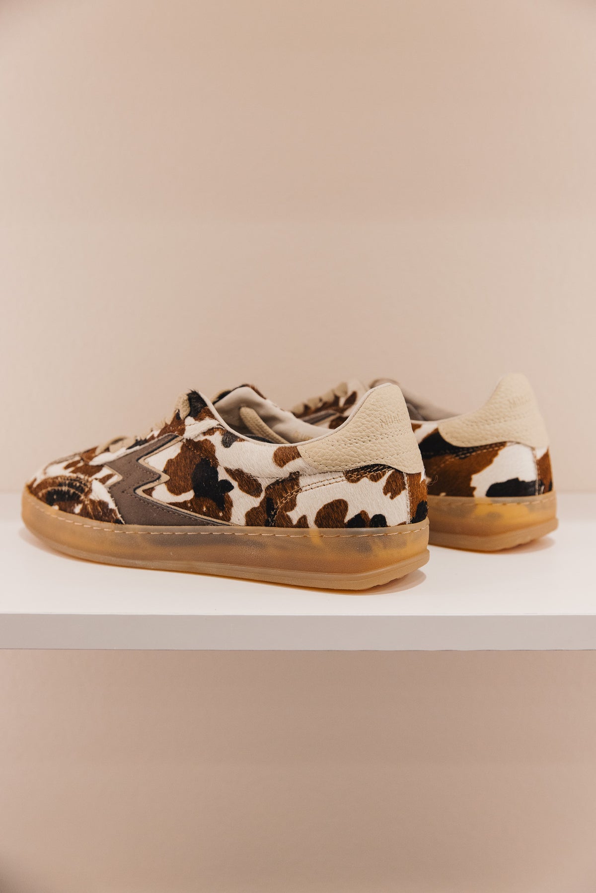 CL120 COW PRINT HORSY BROWN