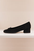 Kyriel cuir velours noir