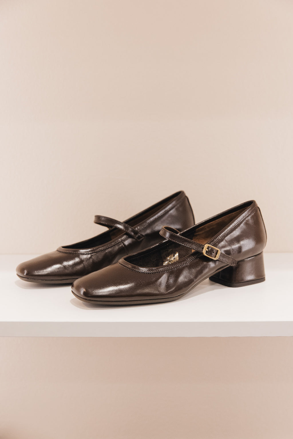 Kelly cuir vintage marron