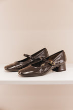 Kelly cuir vintage marron