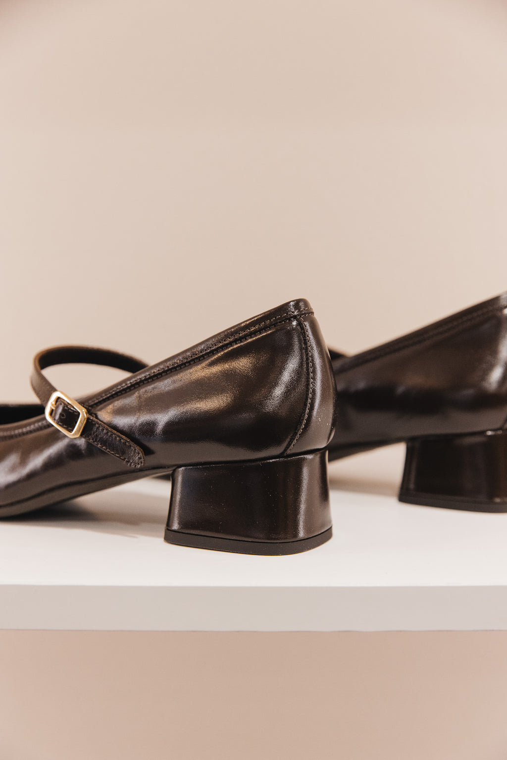 Kelly cuir vintage marron