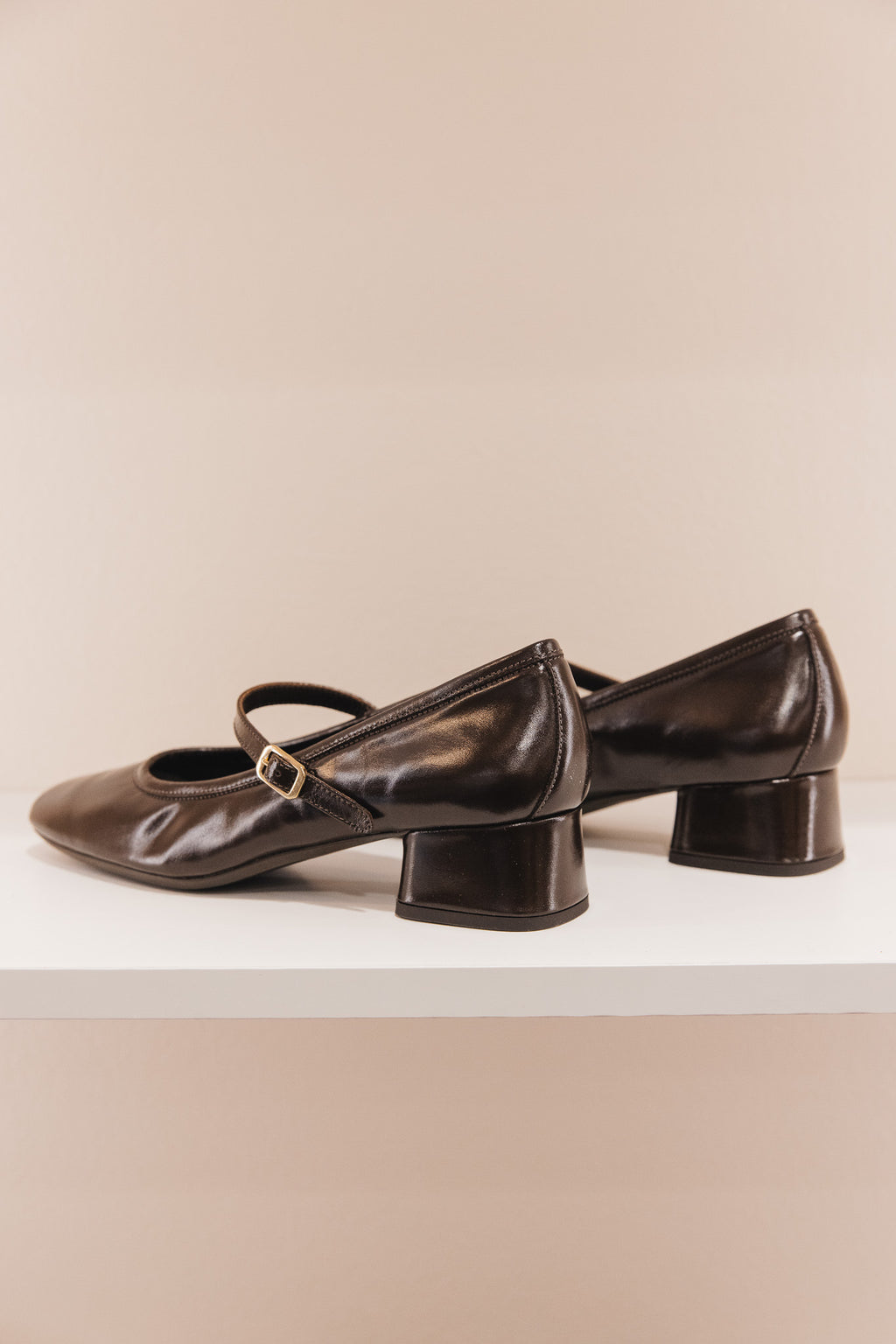 Kelly cuir vintage marron
