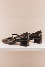 Kelly cuir vintage marron