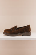 Jaya cuir velours marron