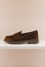 Jaya cuir velours marron