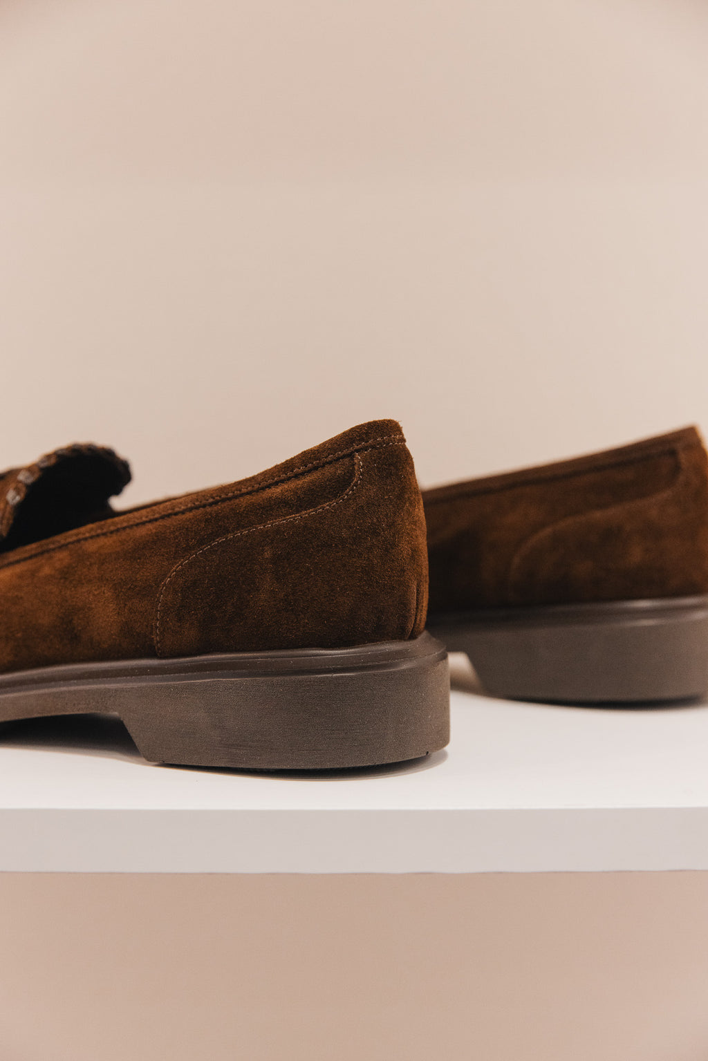 Jaya cuir velours marron