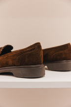 Jaya cuir velours marron