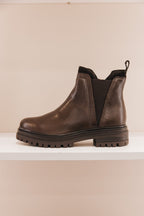Senaya cuir marron