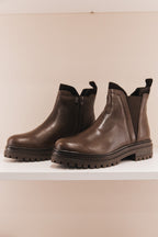 Senaya cuir marron