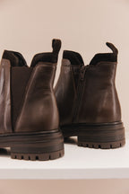 Senaya cuir marron