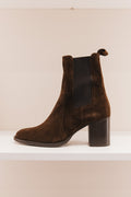 Badiane cuirs velours marron