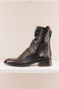 M558 Bottine en cuir noir
