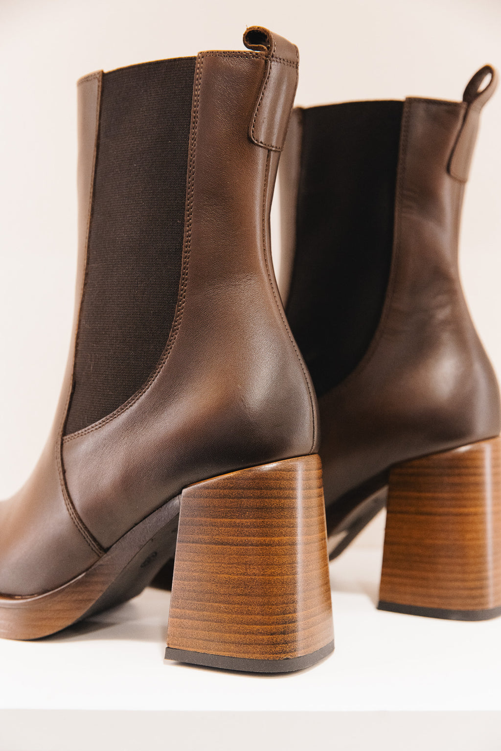 Elsy en cuir marron
