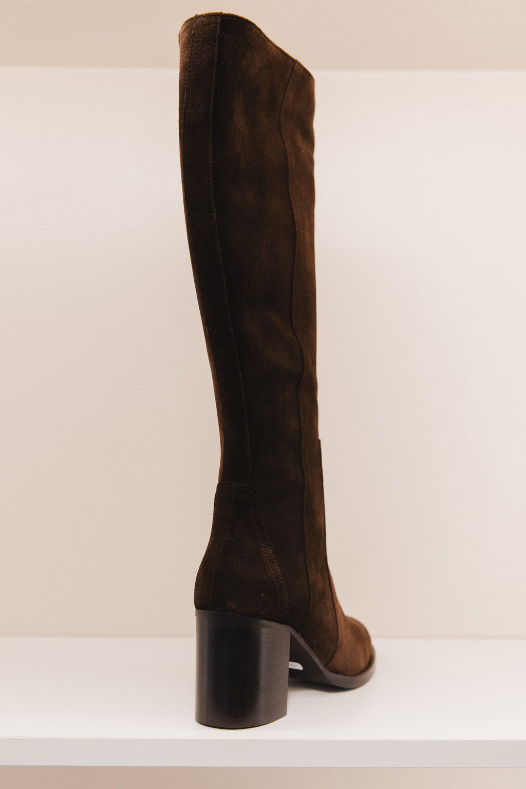 Bardot cuirs velours  marron