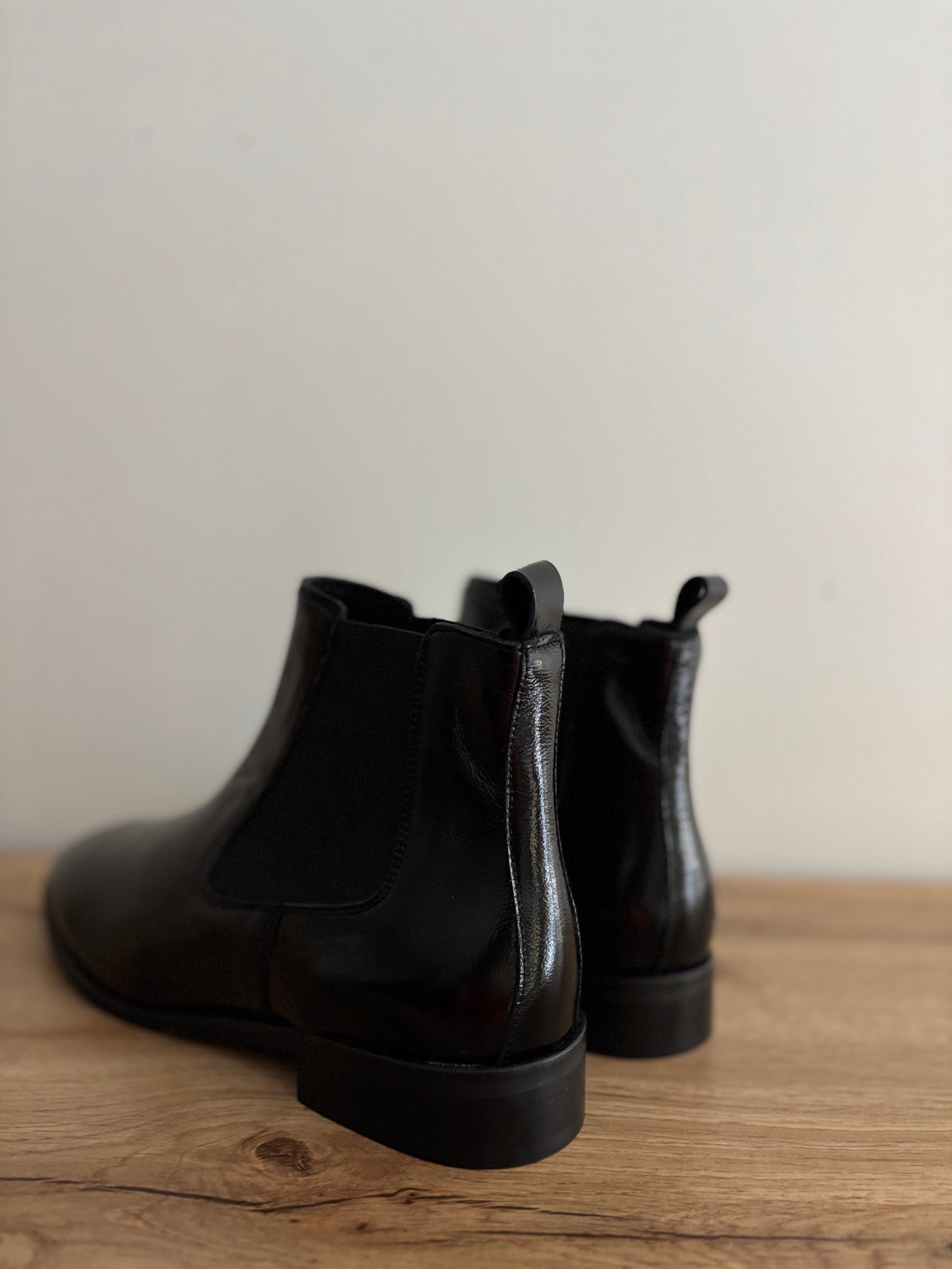 ZELLIE CUIRS NAPLAK NOIR