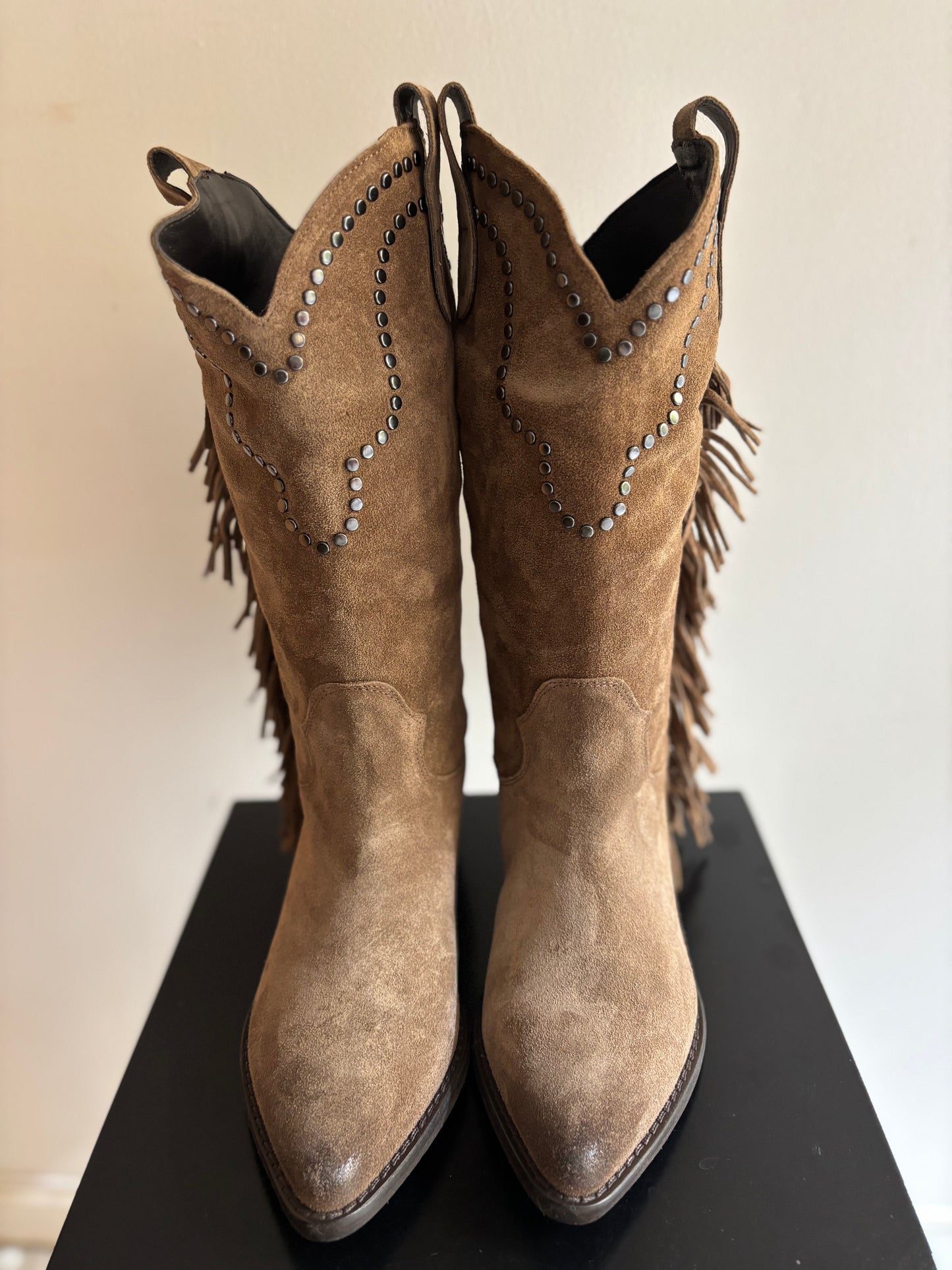 M166 BOTTES EN DAIM LUX