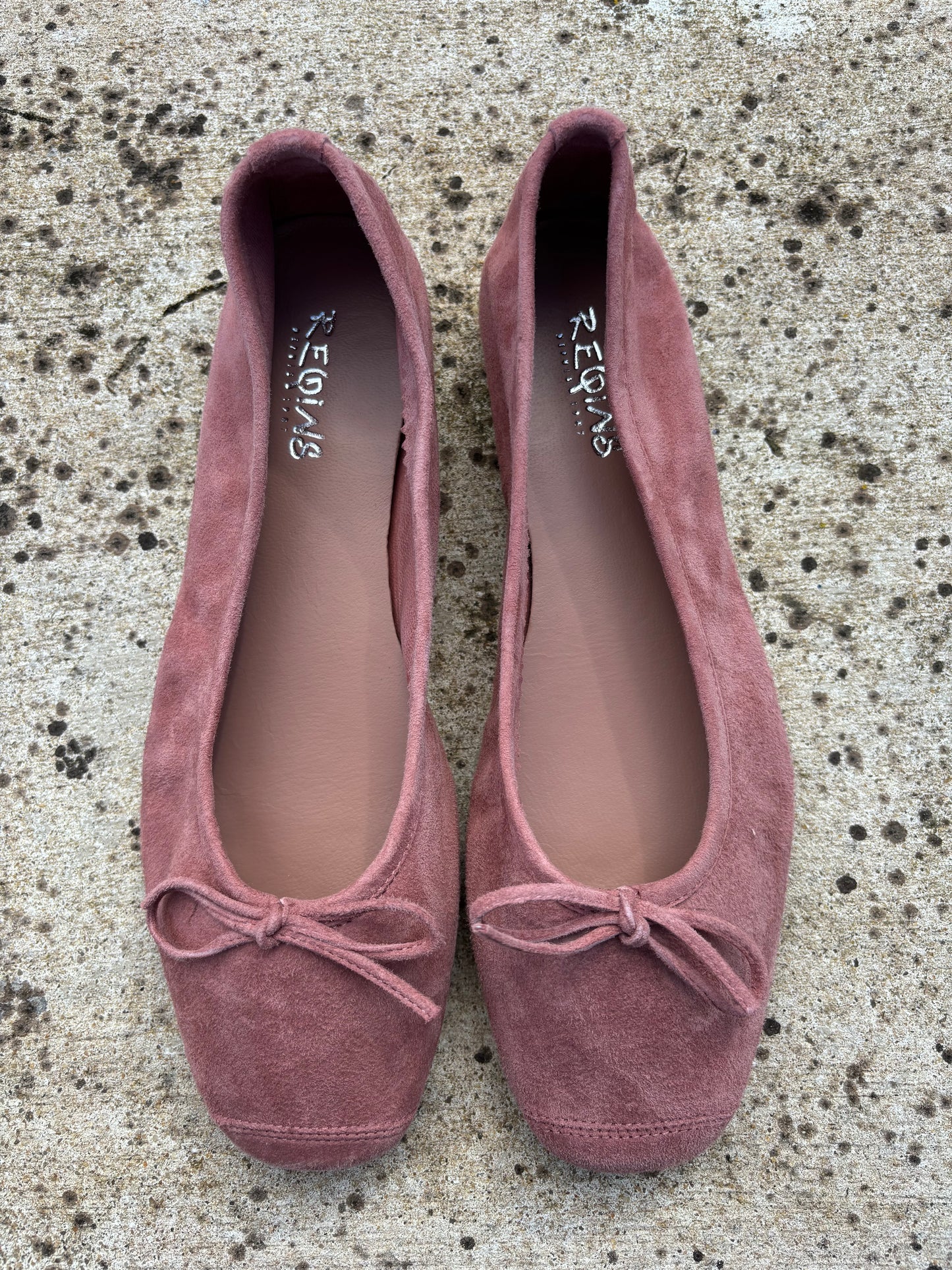 HARMONY CUIR VELOURS ANTIC ROSE
