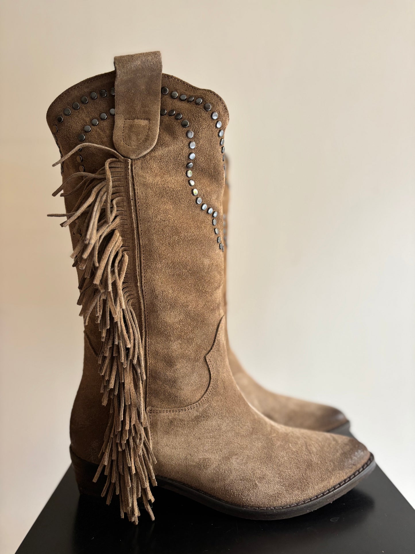 M166 BOTTES EN DAIM LUX