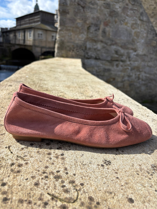 HARMONY CUIR VELOURS ANTIC ROSE
